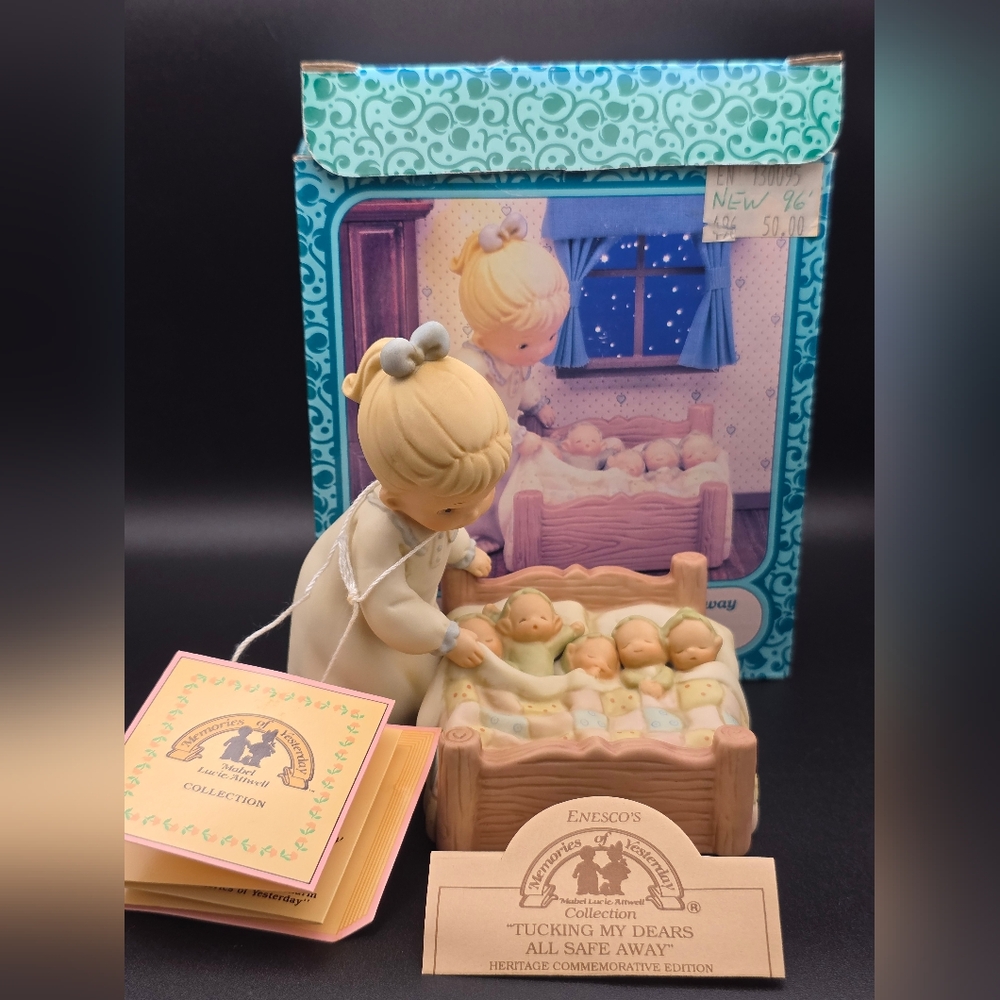 Enesco 'Tucking My Dears All Safe Away' Figurine